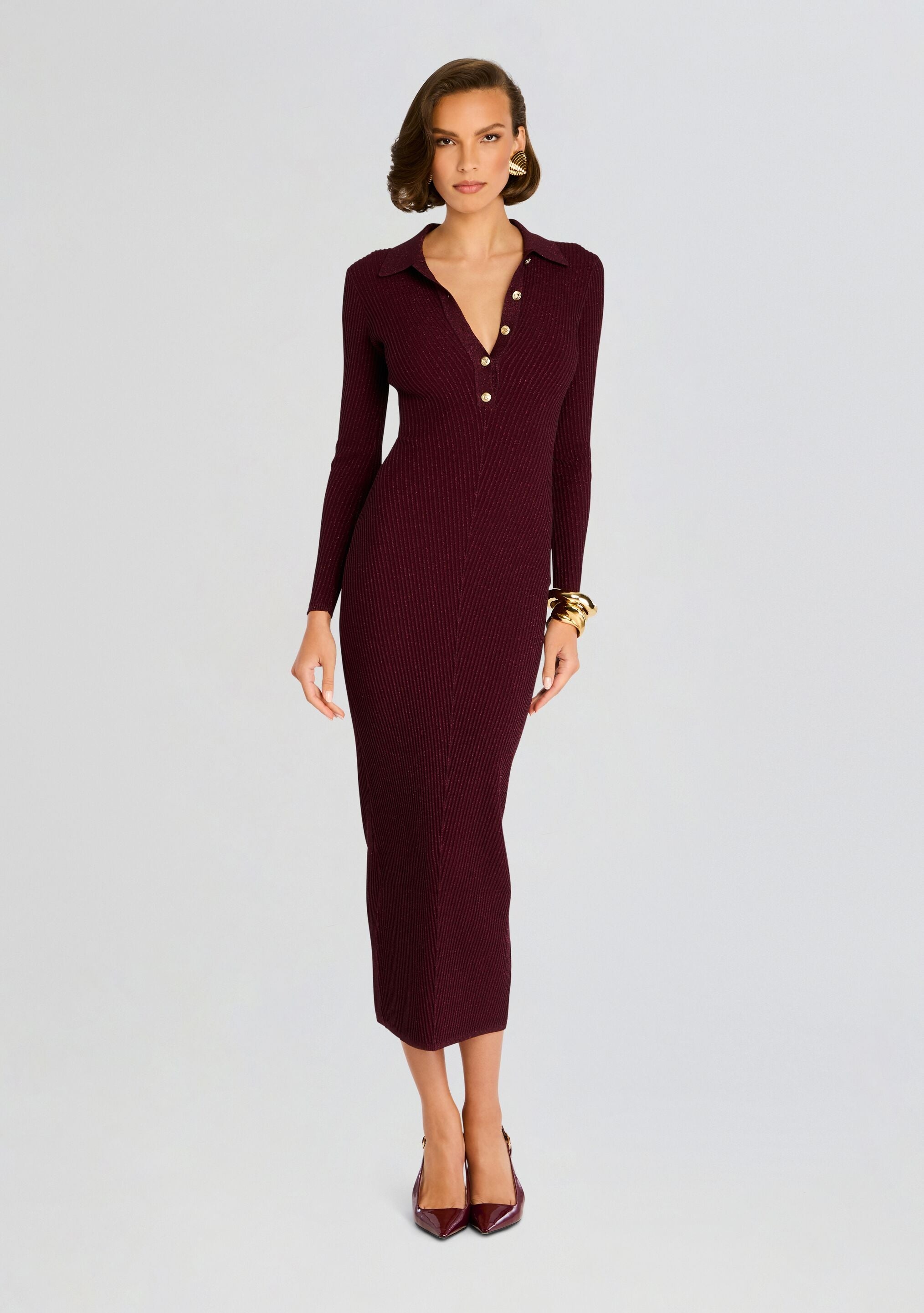 BUFFY KNIT DRESS - 4