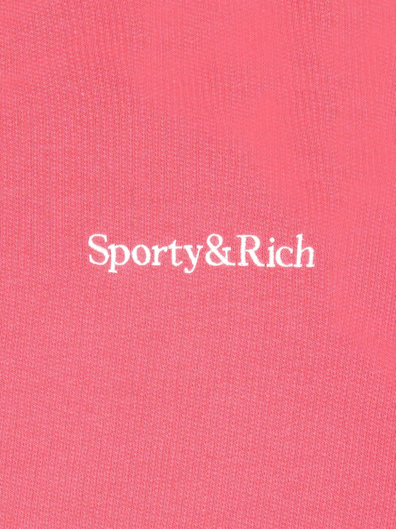 Sporty & Rich logo-embroidered cotton sweatshirt outlook