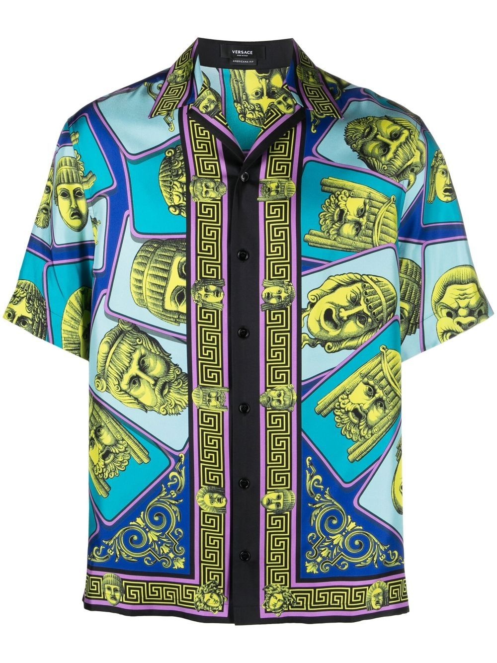 Maschera print short-sleeve shirt - 1