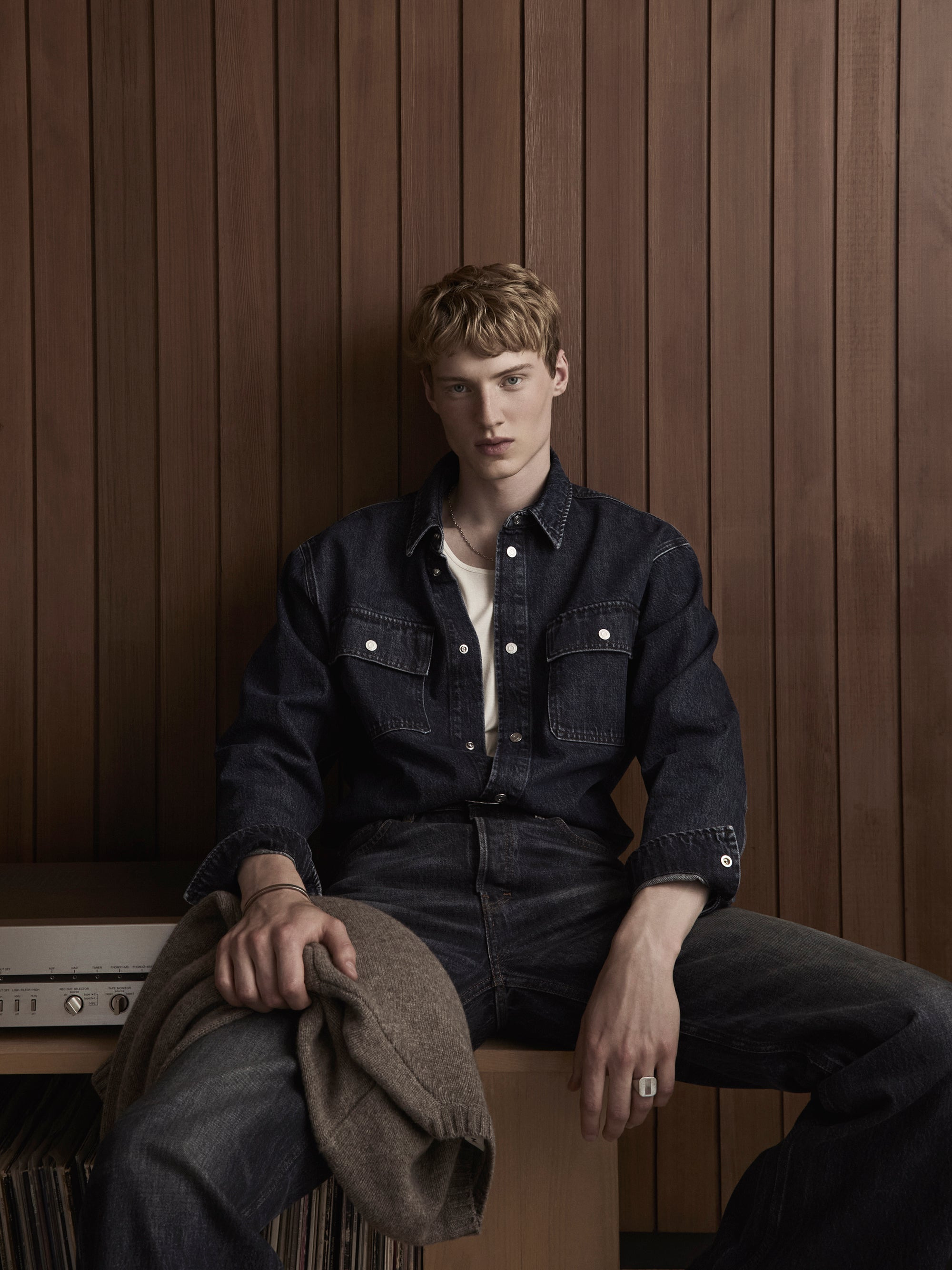 Long Sleeve Denim Shirt in Lovell - 4
