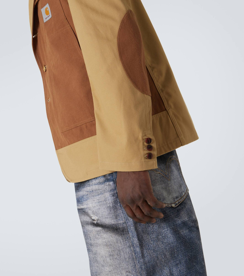 Junya Watanabe 남자 x Carhartt 면 화포 오리 재킷 7