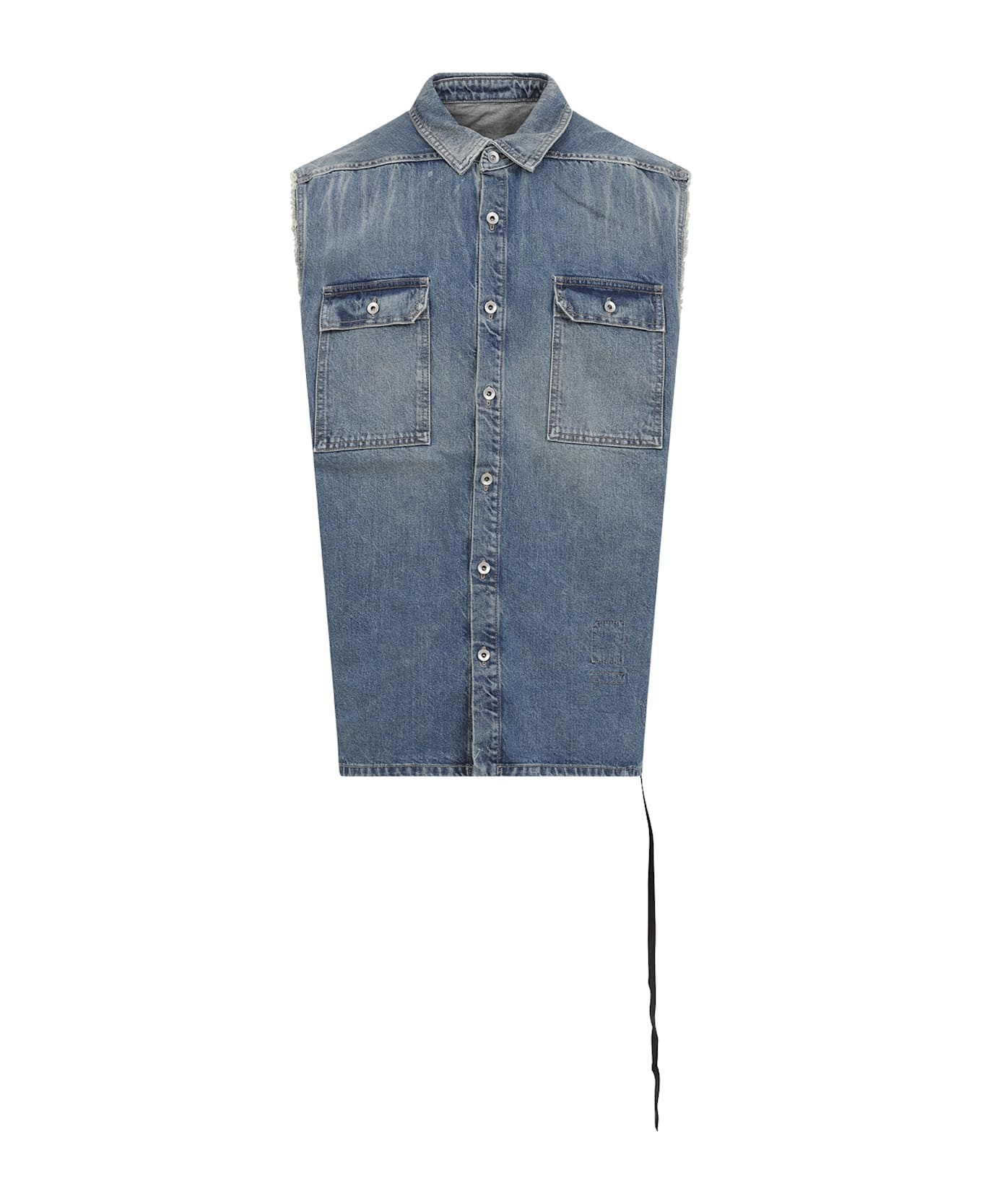 Sleeveless Tommy Jumbo Vest - 2