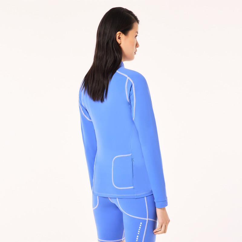 Woman Ribbed Qtr Zip 5