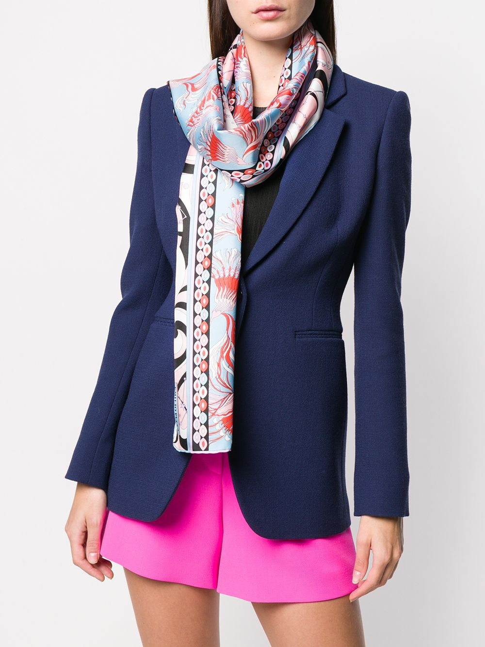 Printed Silk-Twill Scarf - 2