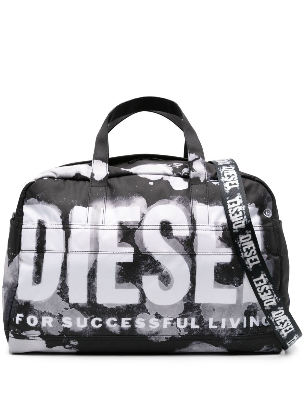 Rave Duffle X logo-print bag - 1