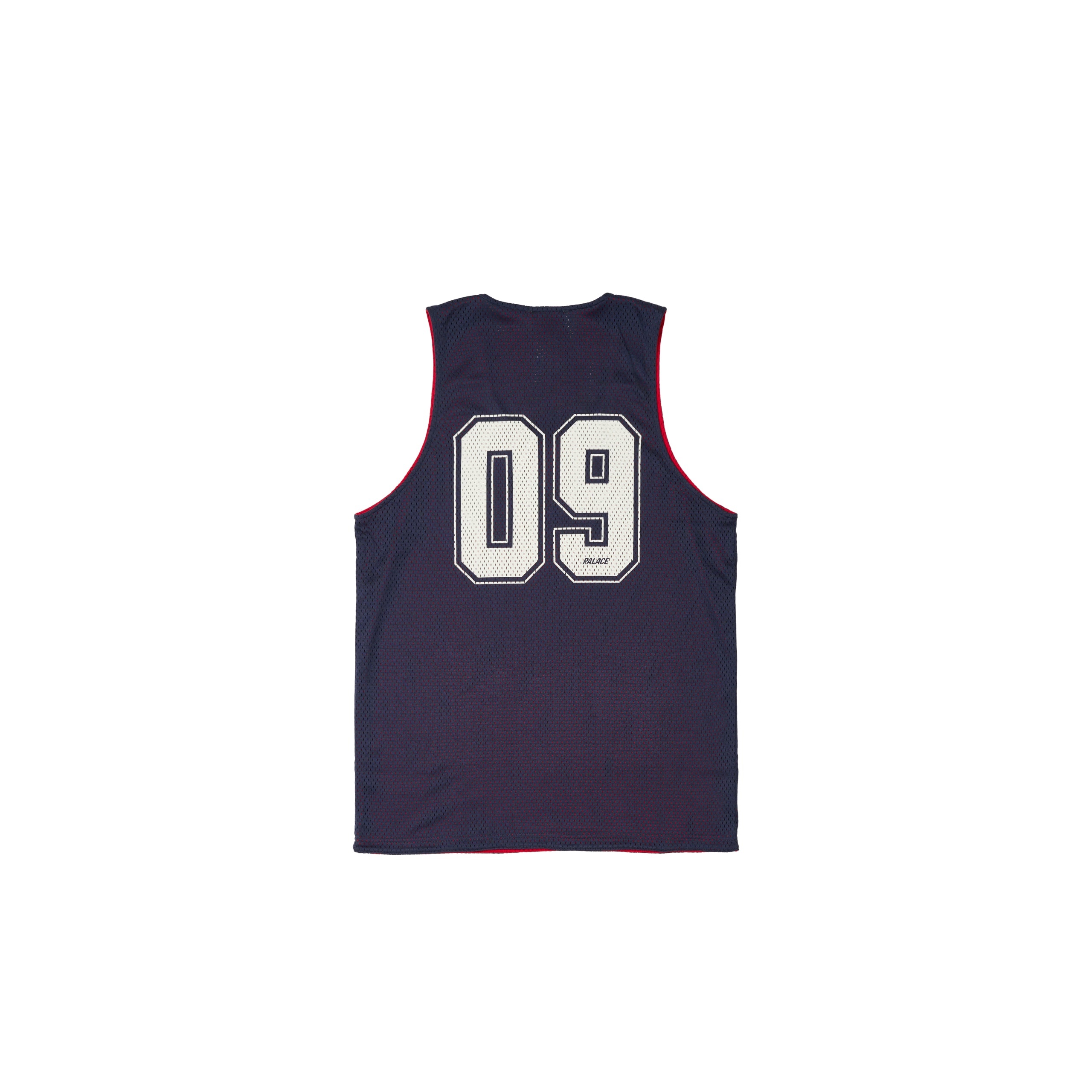 MESH REVERSO BORDER VEST NAVY - 2