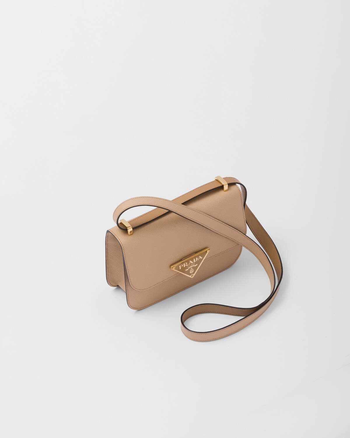 Saffiano leather shoulder bag - 3