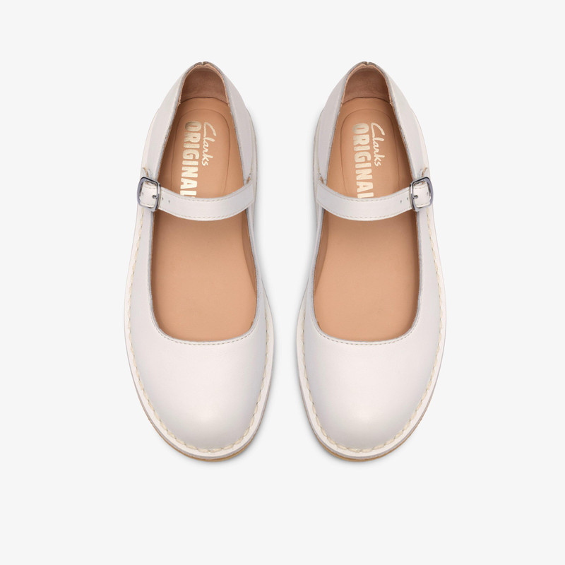 Desert Jane White Leather 6
