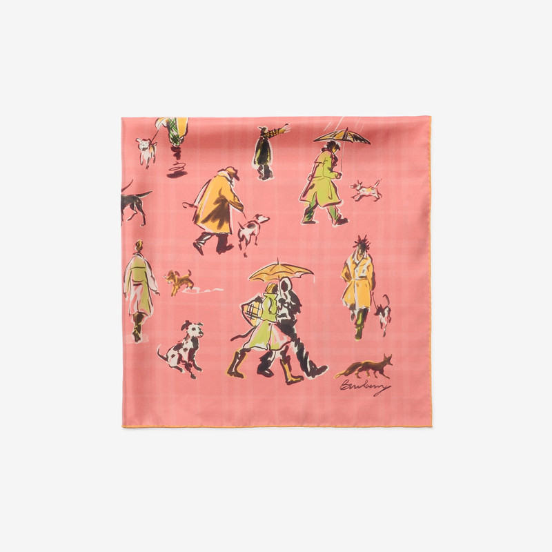 Paws on Parade Silk Scarf 4