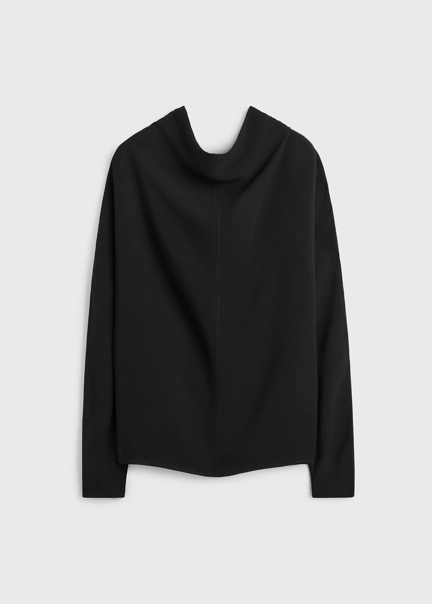 Cowl neck blouse black - 1