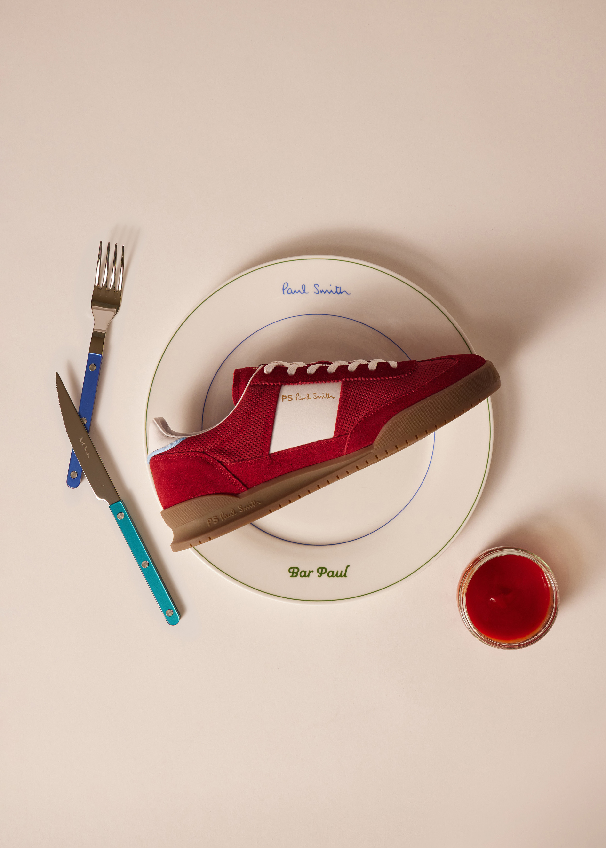 Red Suede 'Dover' Trainers - 2