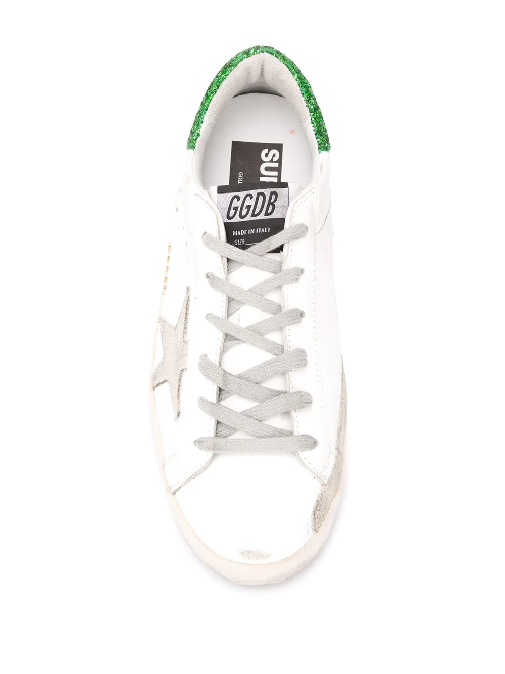 glitter detail Superstar sneakers - 4