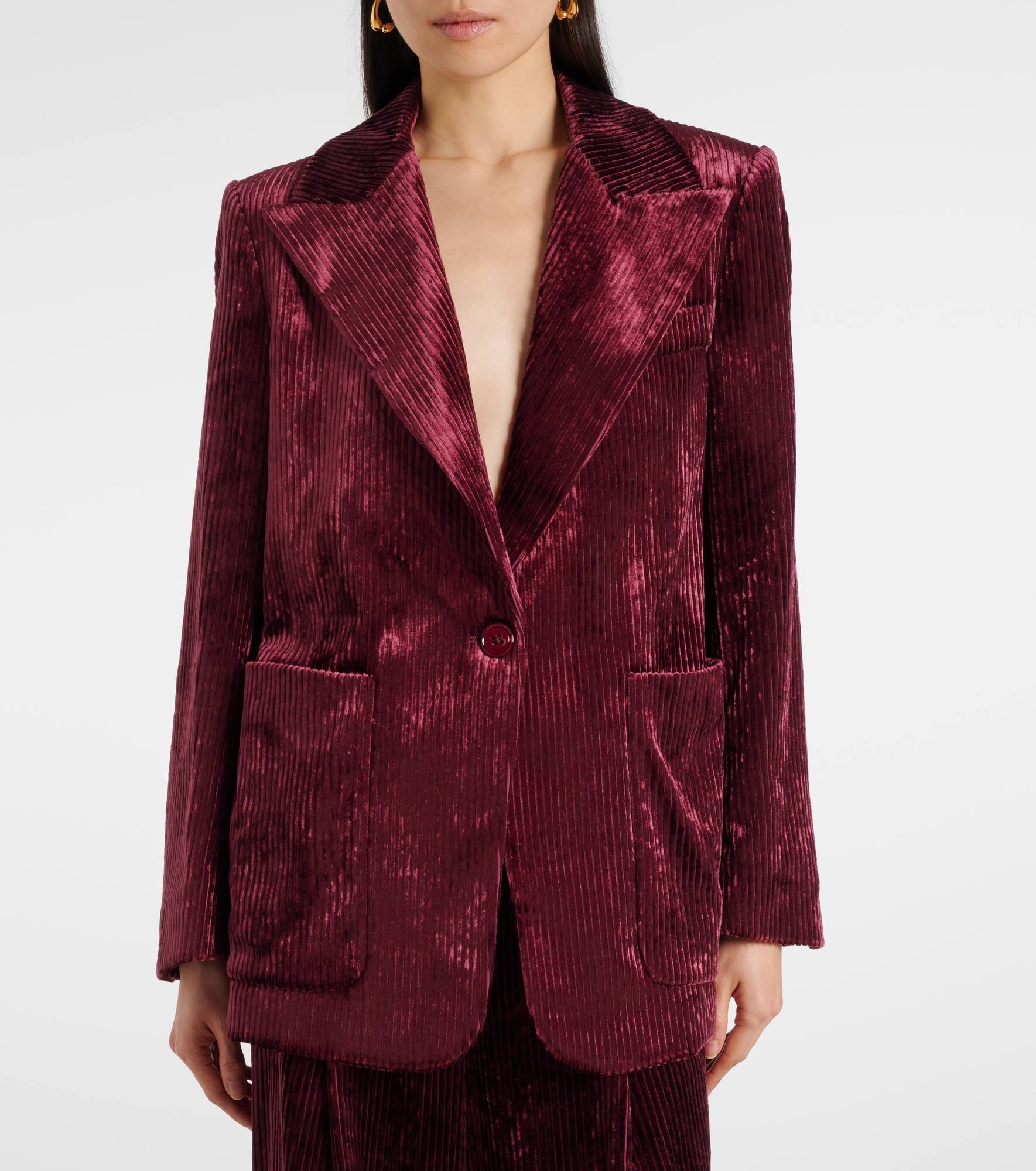 Oversized corduroy blazer - 6