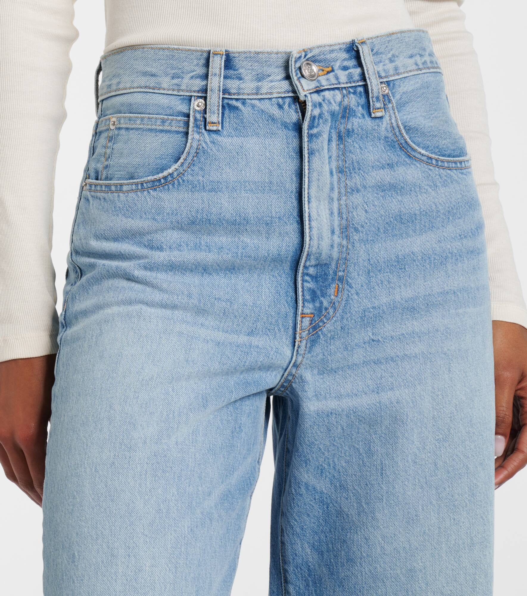 Eva high-rise wide-leg jeans - 4