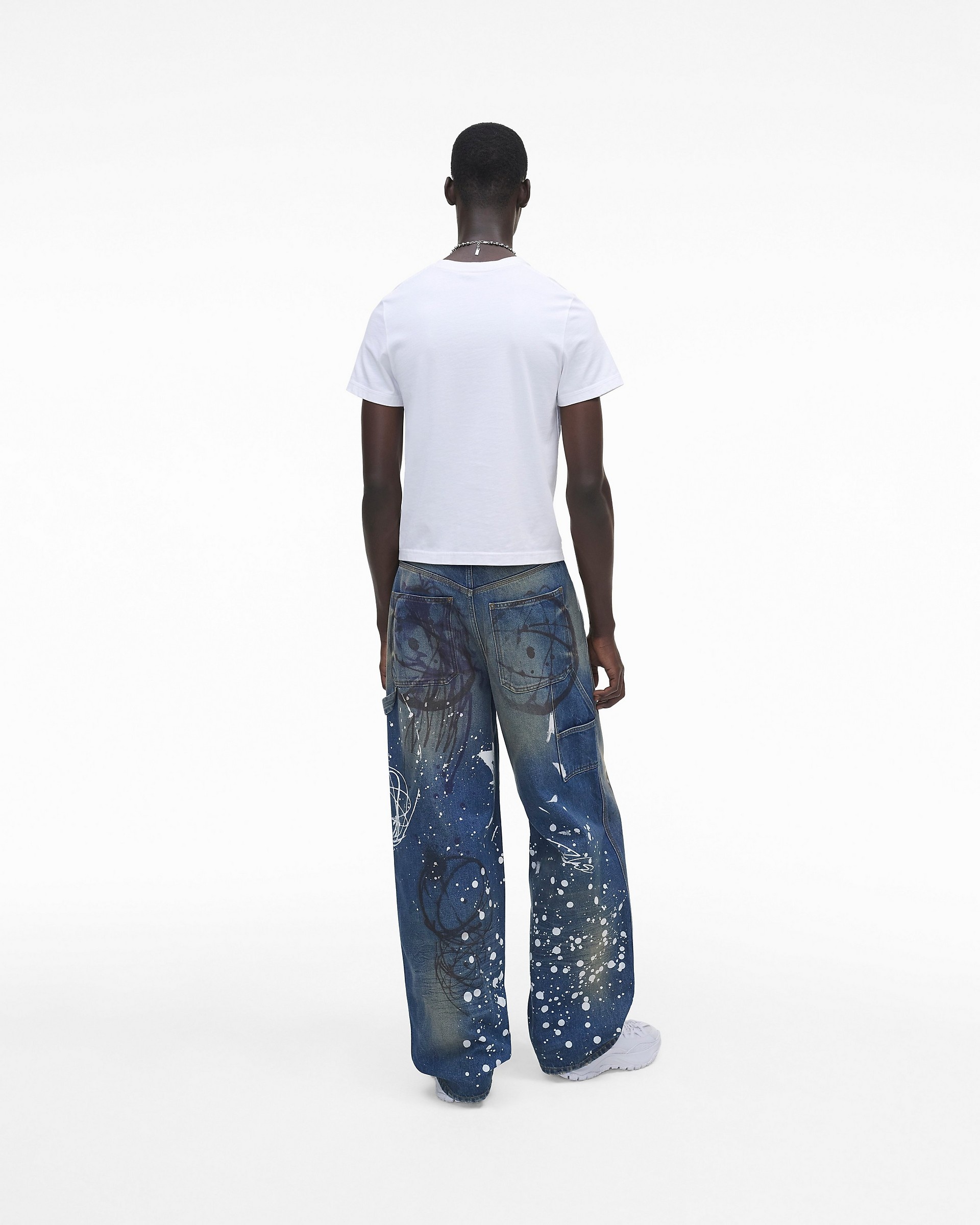 FUTURA X MARC JACOBS PAINTED OVERSIZED JEAN - 8