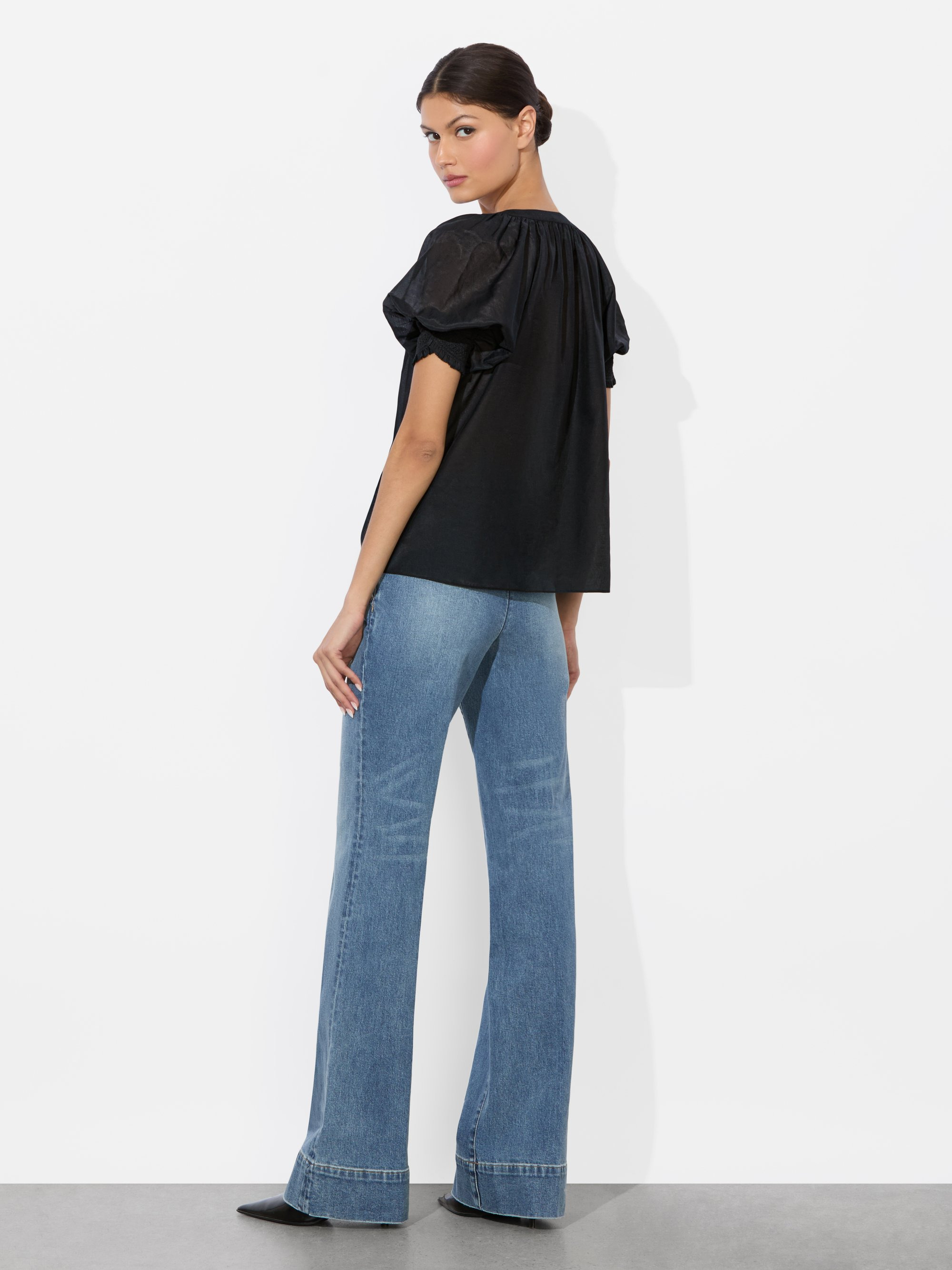 THALIA BUTTON DOWN BLOUSE - 4