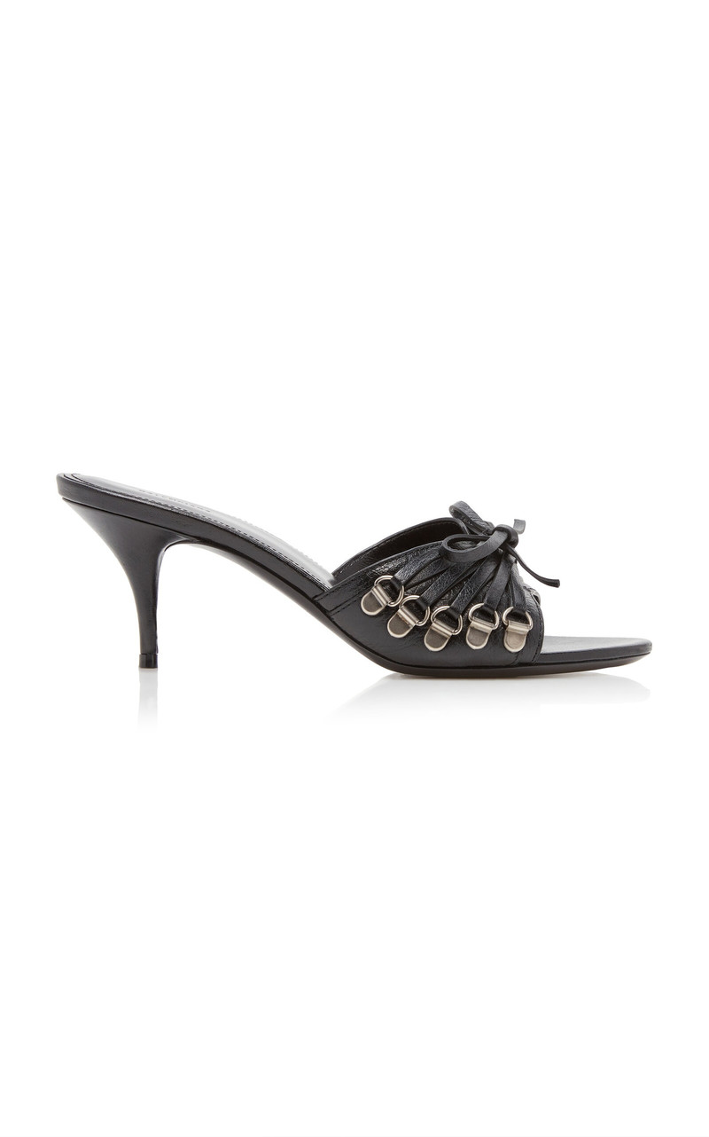 Cagole Leather Corset Sandals black - 1