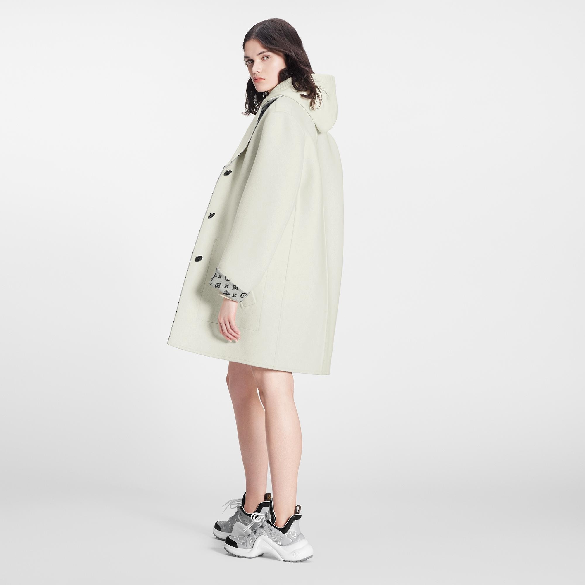 Reversible Monogram Jacquard Coat - 3
