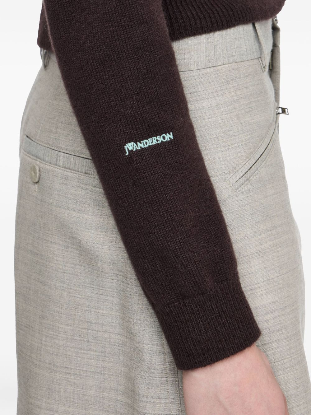 embroidered cardigan - 4
