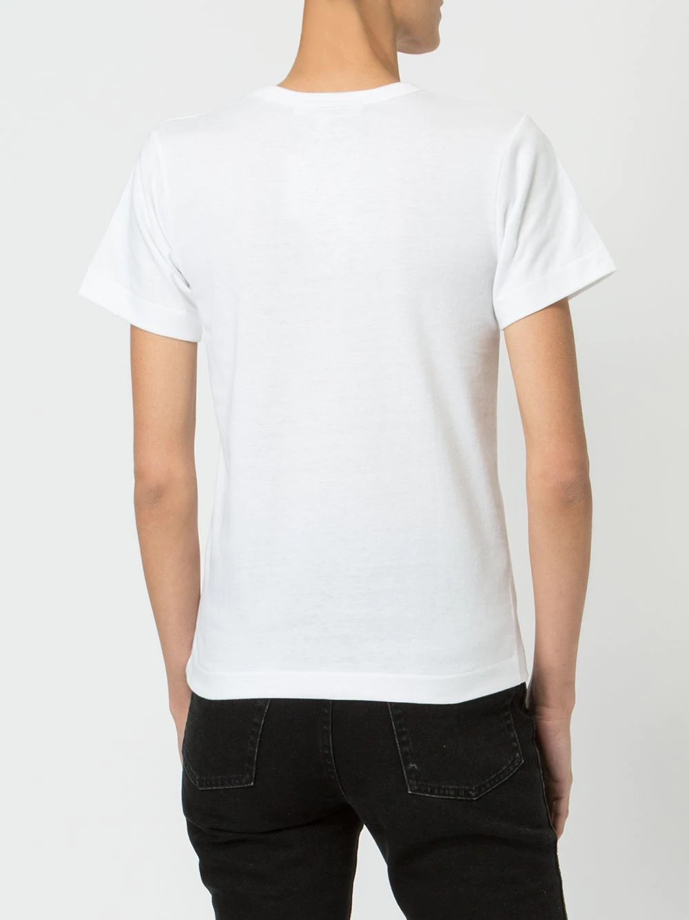 heart print T-shirt - 4