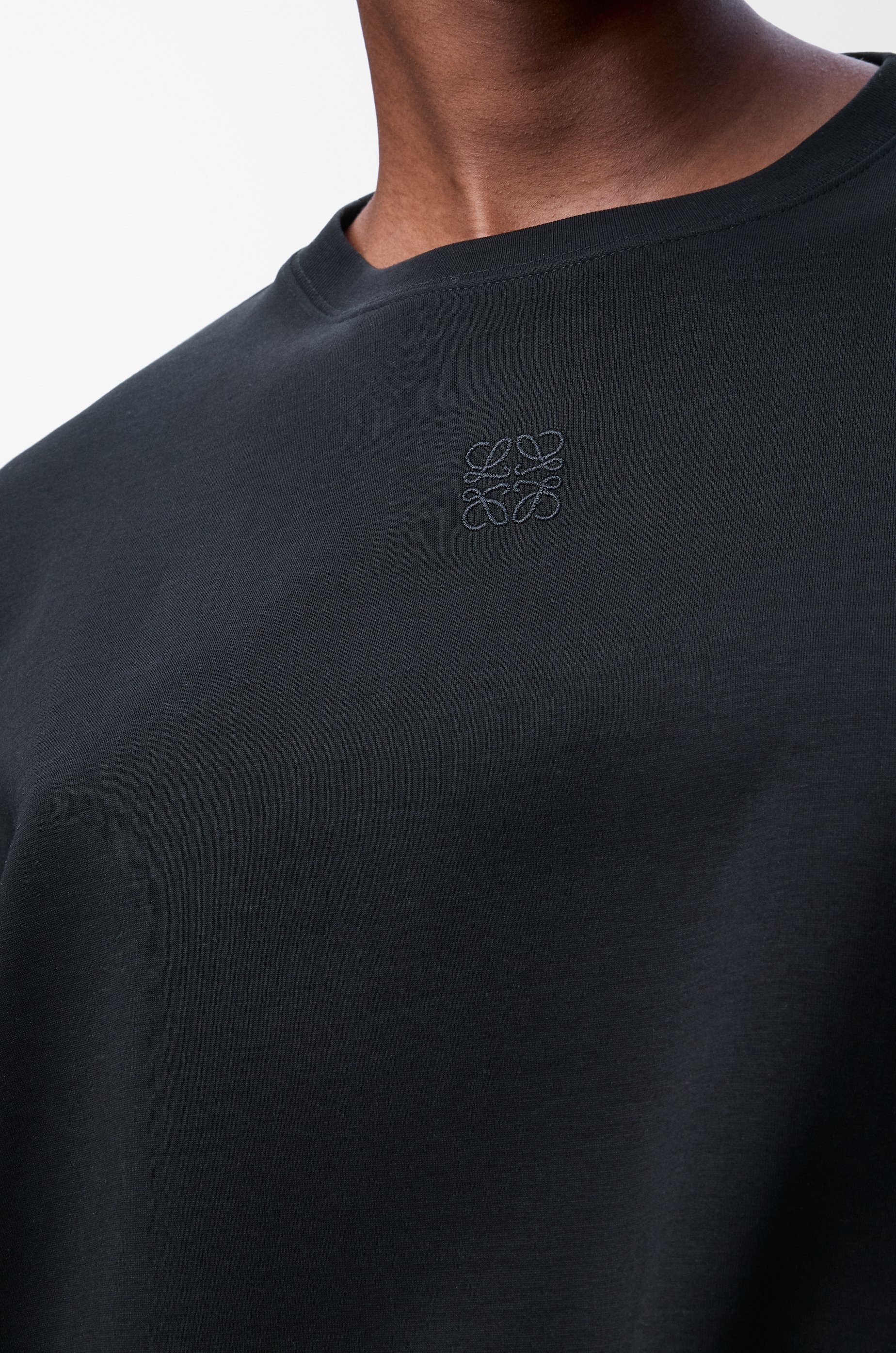 Cropped T-shirt in cotton - 5