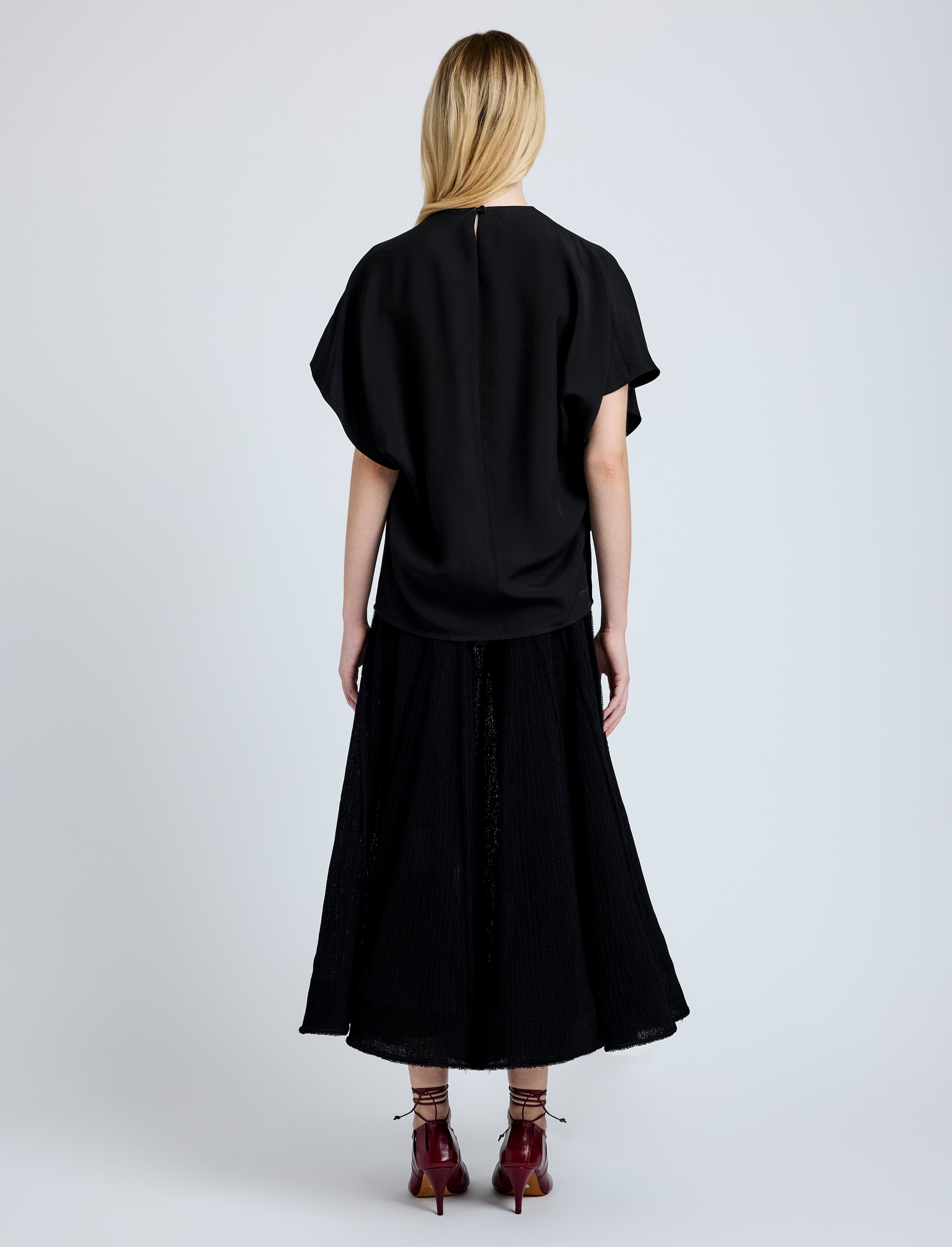 Etta Top in Hammered Viscose - 5