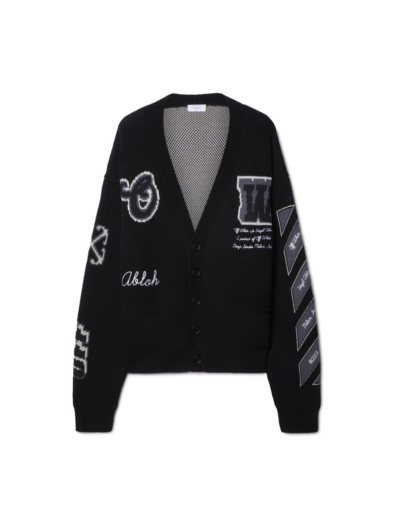 Varsity Knit Cardigan - 1