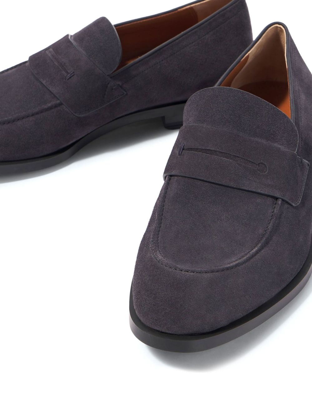 penny suede loafers - 3