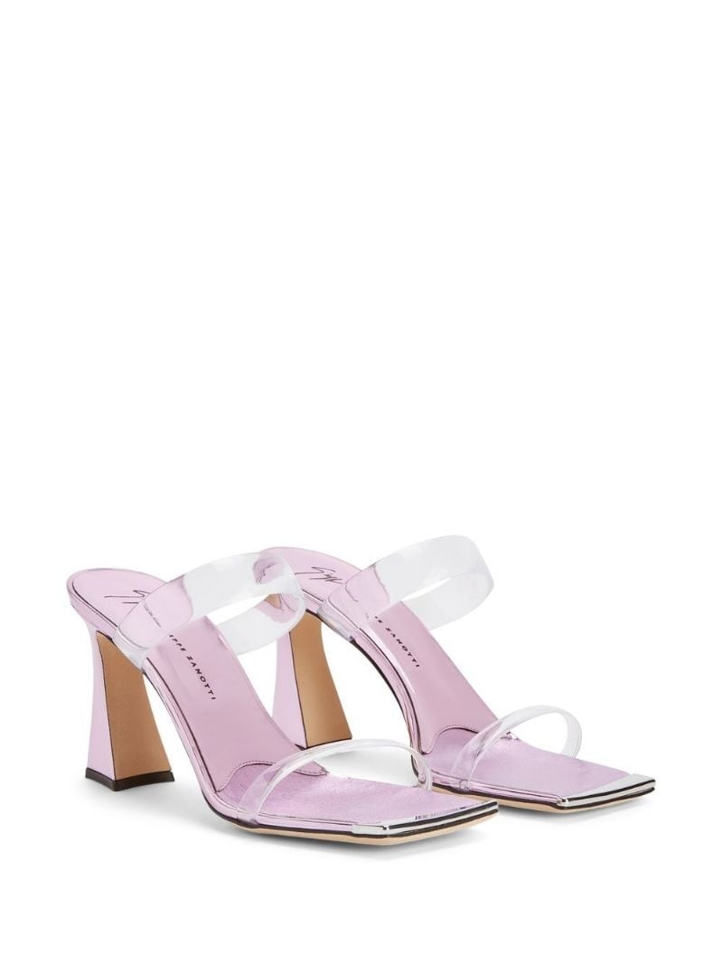 Flaminia Plexi 85mm transparent sandals - 2