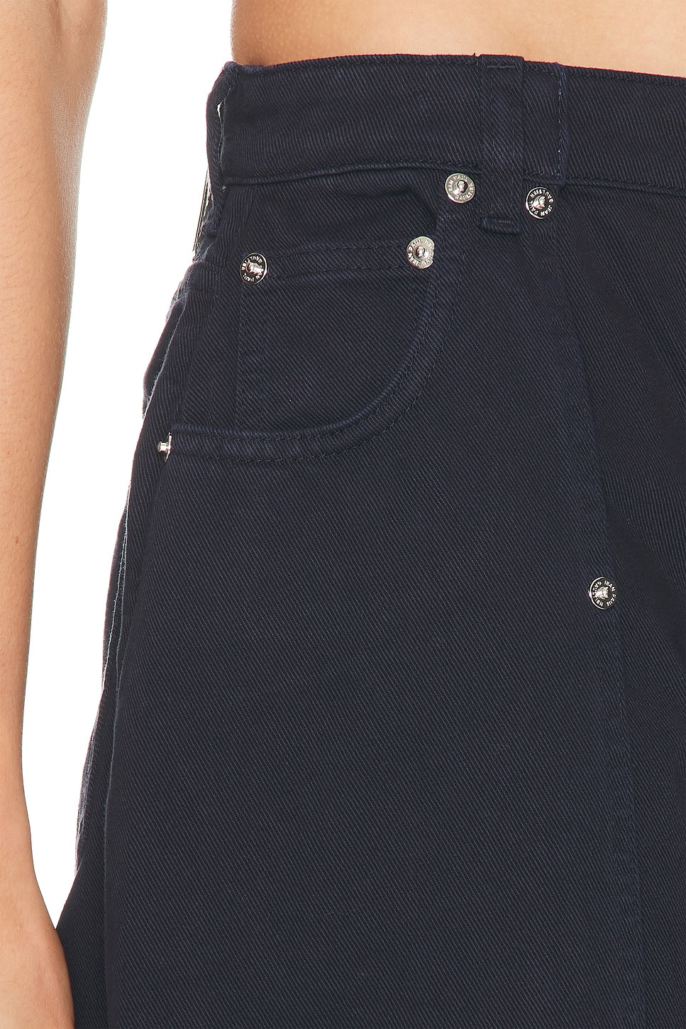 Overdyed Upper Panel Denim Trouser - 6