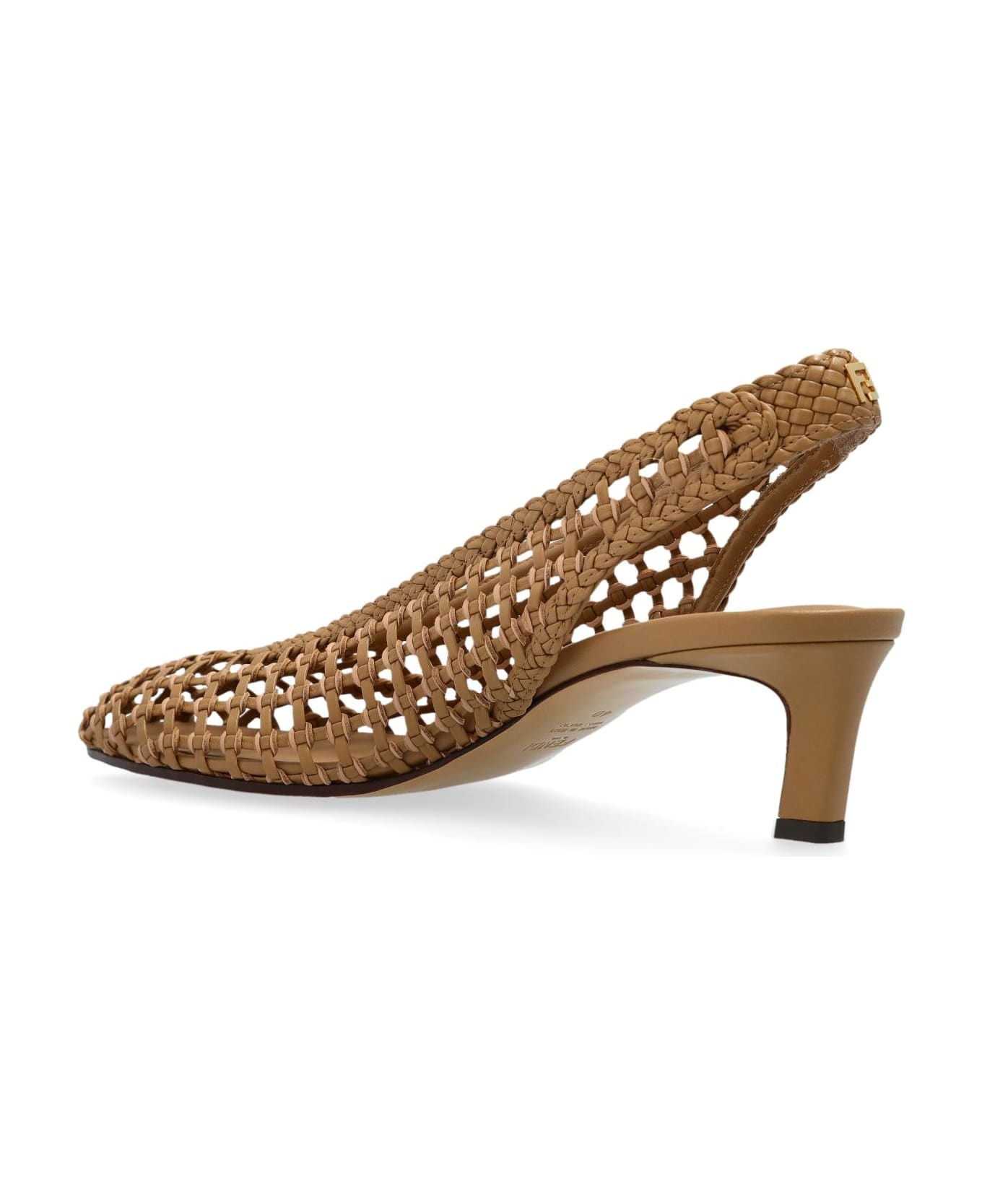 Camel Leather Pumps - 5