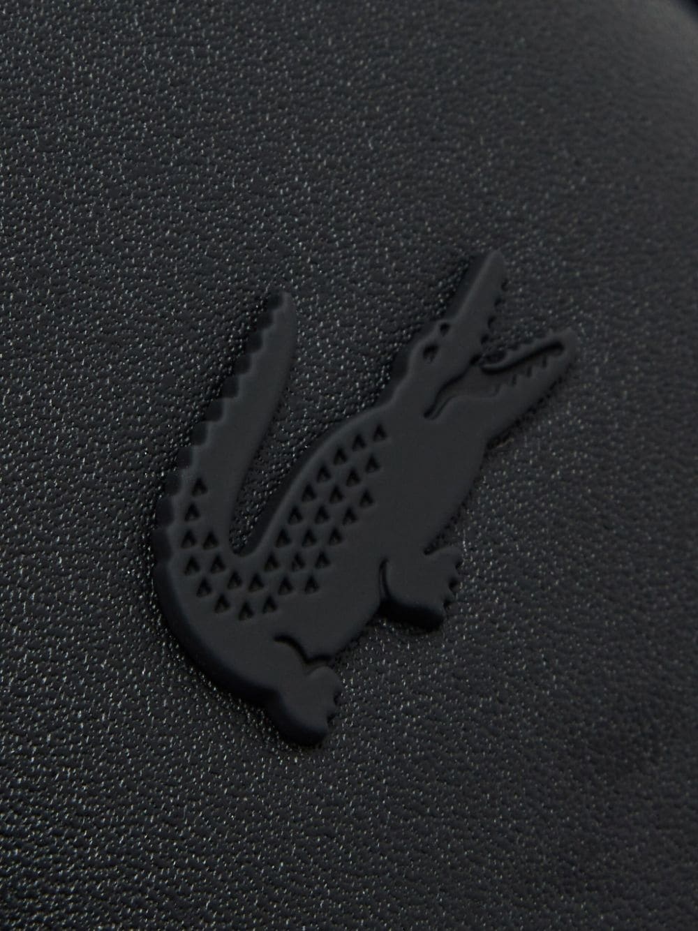 alligator logo plaque shoulder bag - 4