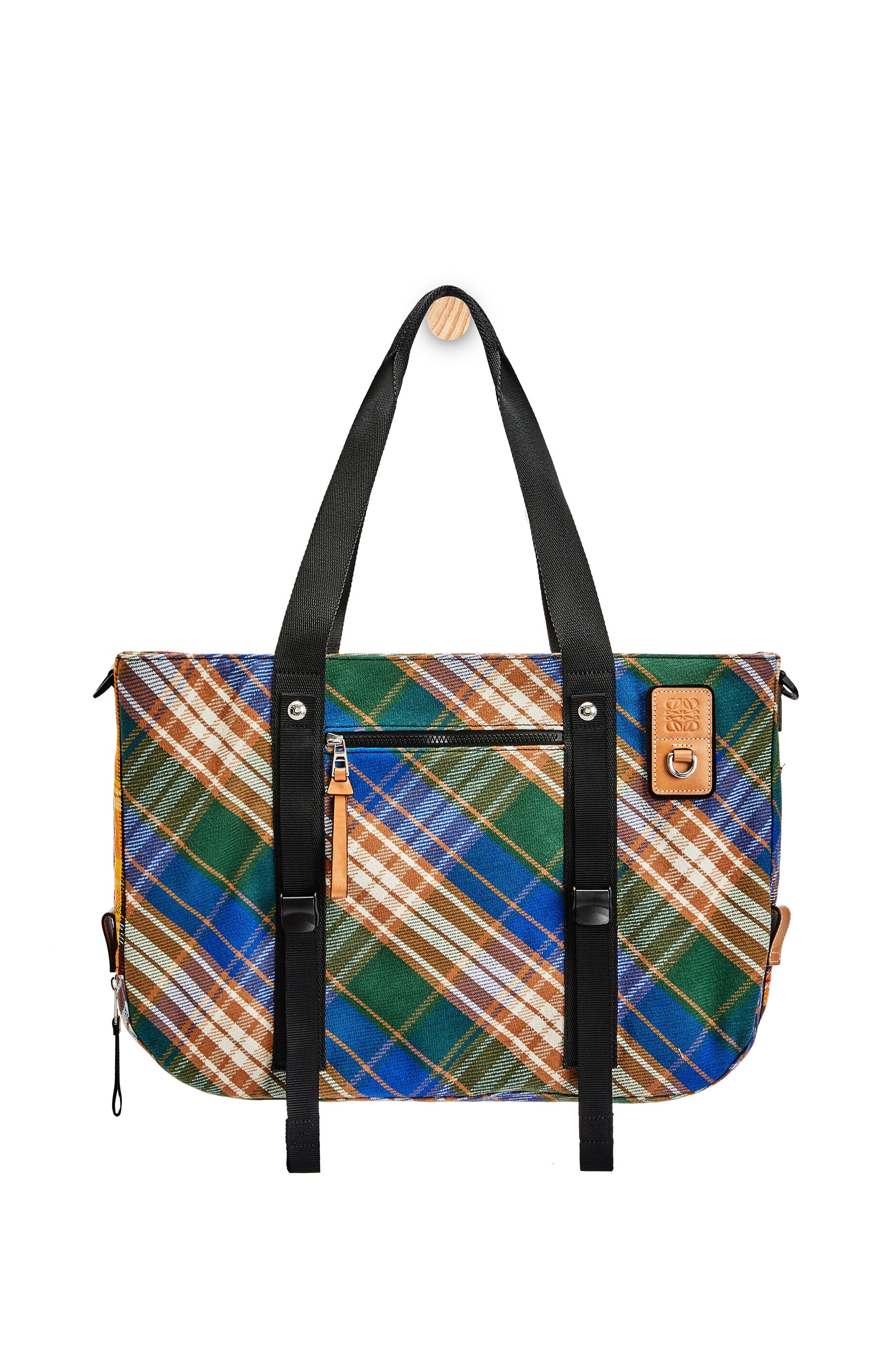 Tote bag in tartan - 1