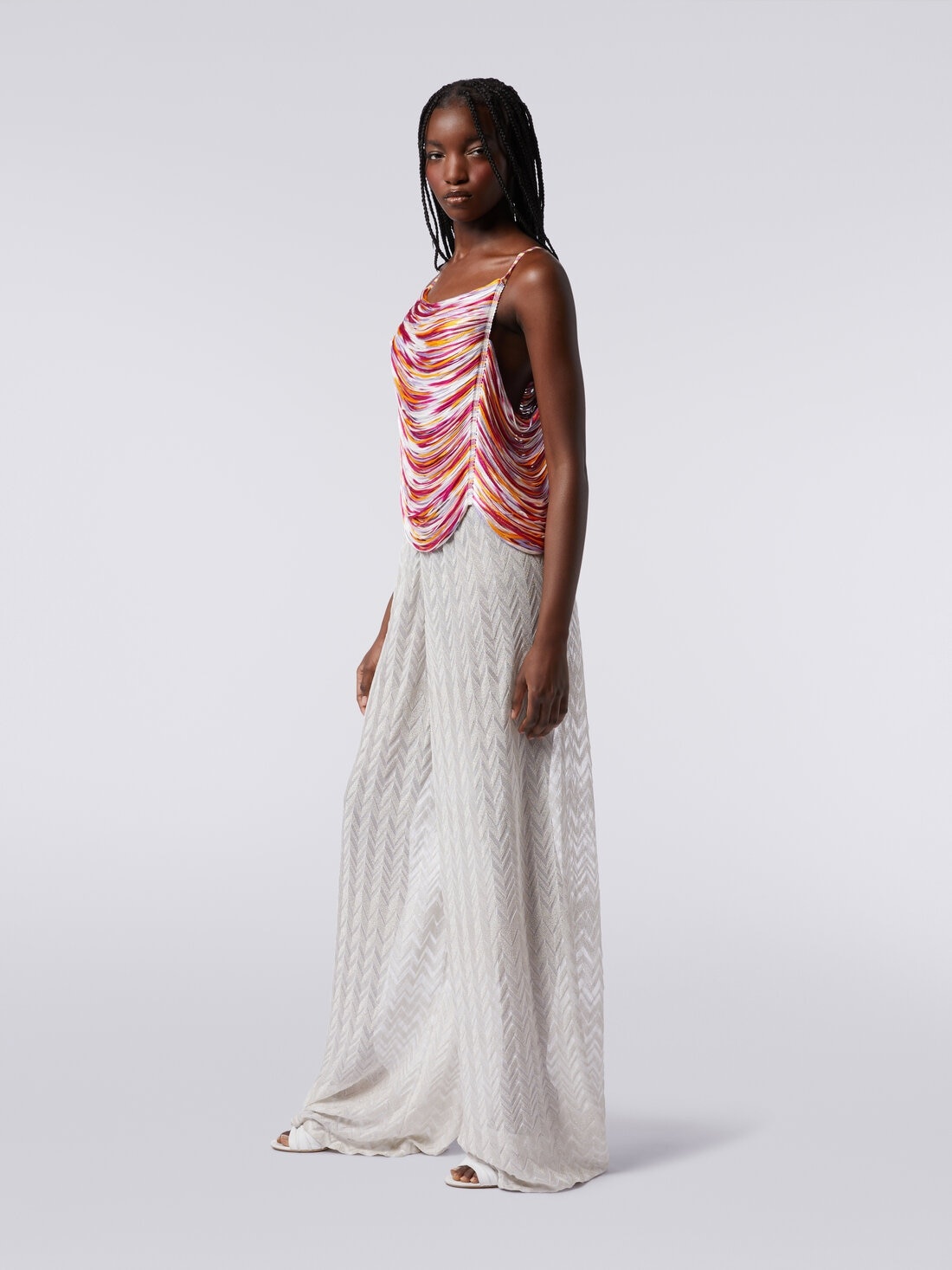 Multi-strand slub viscose top - 3