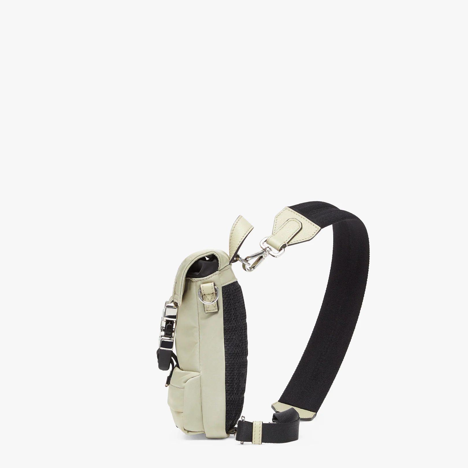 Light green nylon backpack - 2