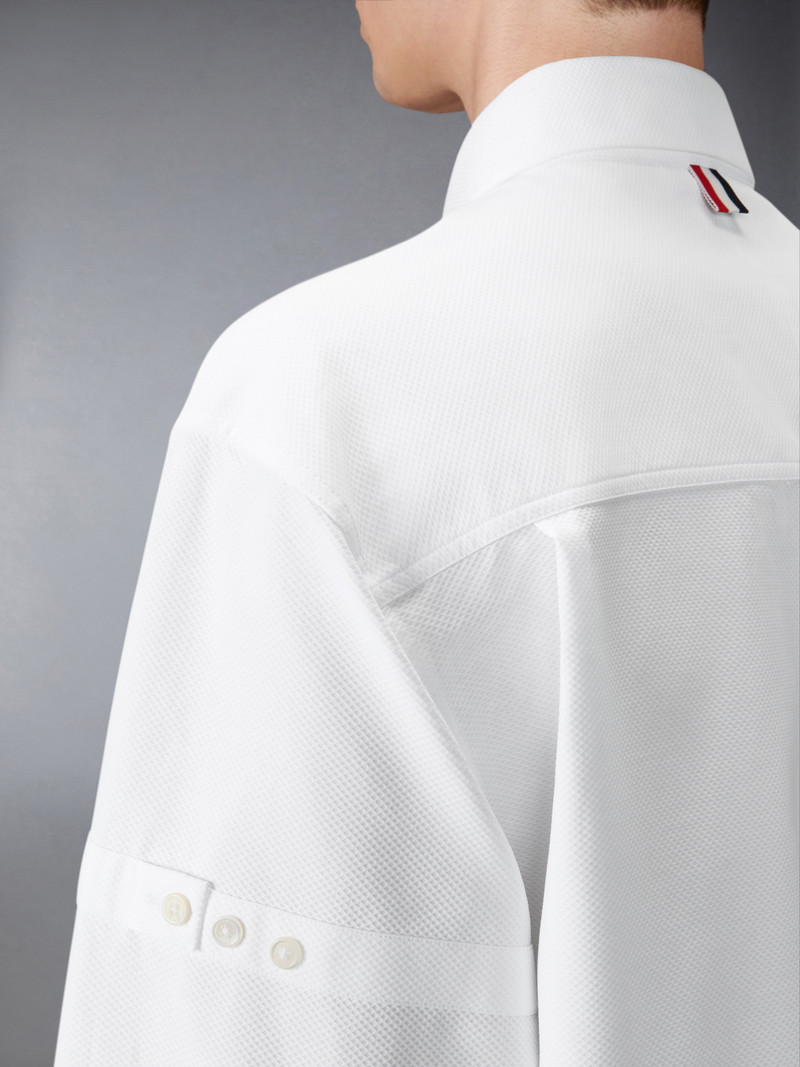 OPIQUE DOUBLE NEEDLE ARMBAND OVERSIZED SHIRT 5