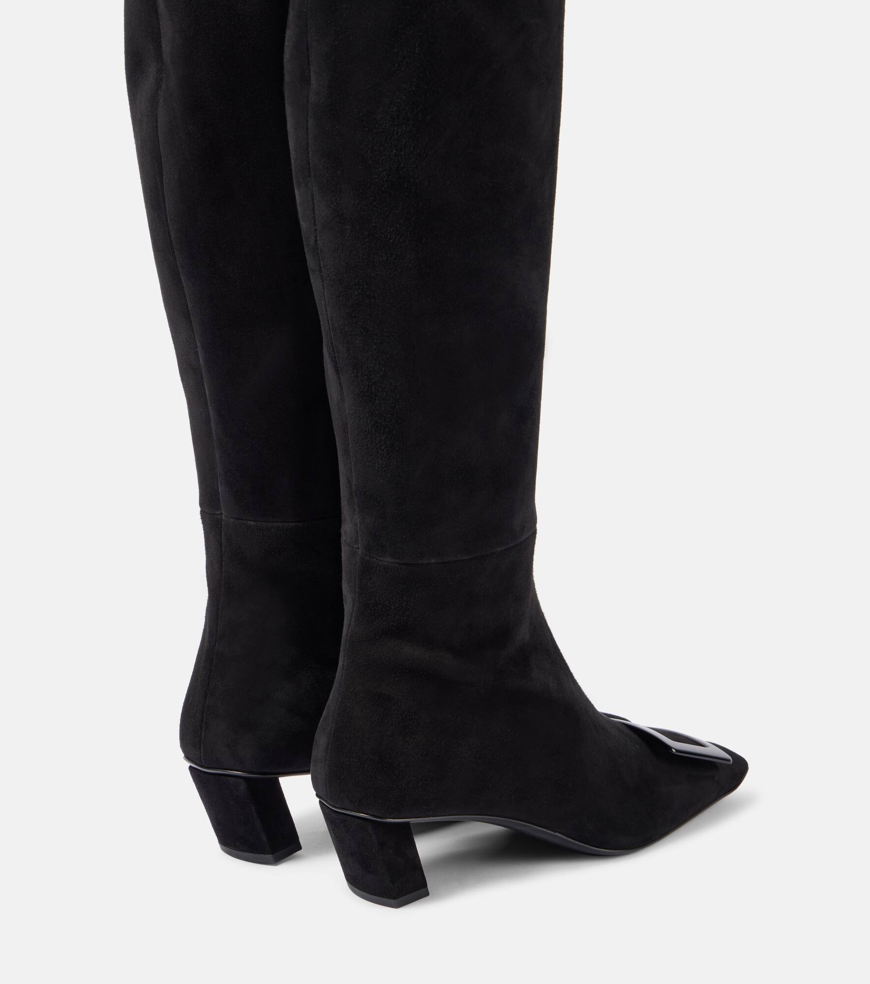 Belle Vivier 45 suede over-the-knee boots - 2