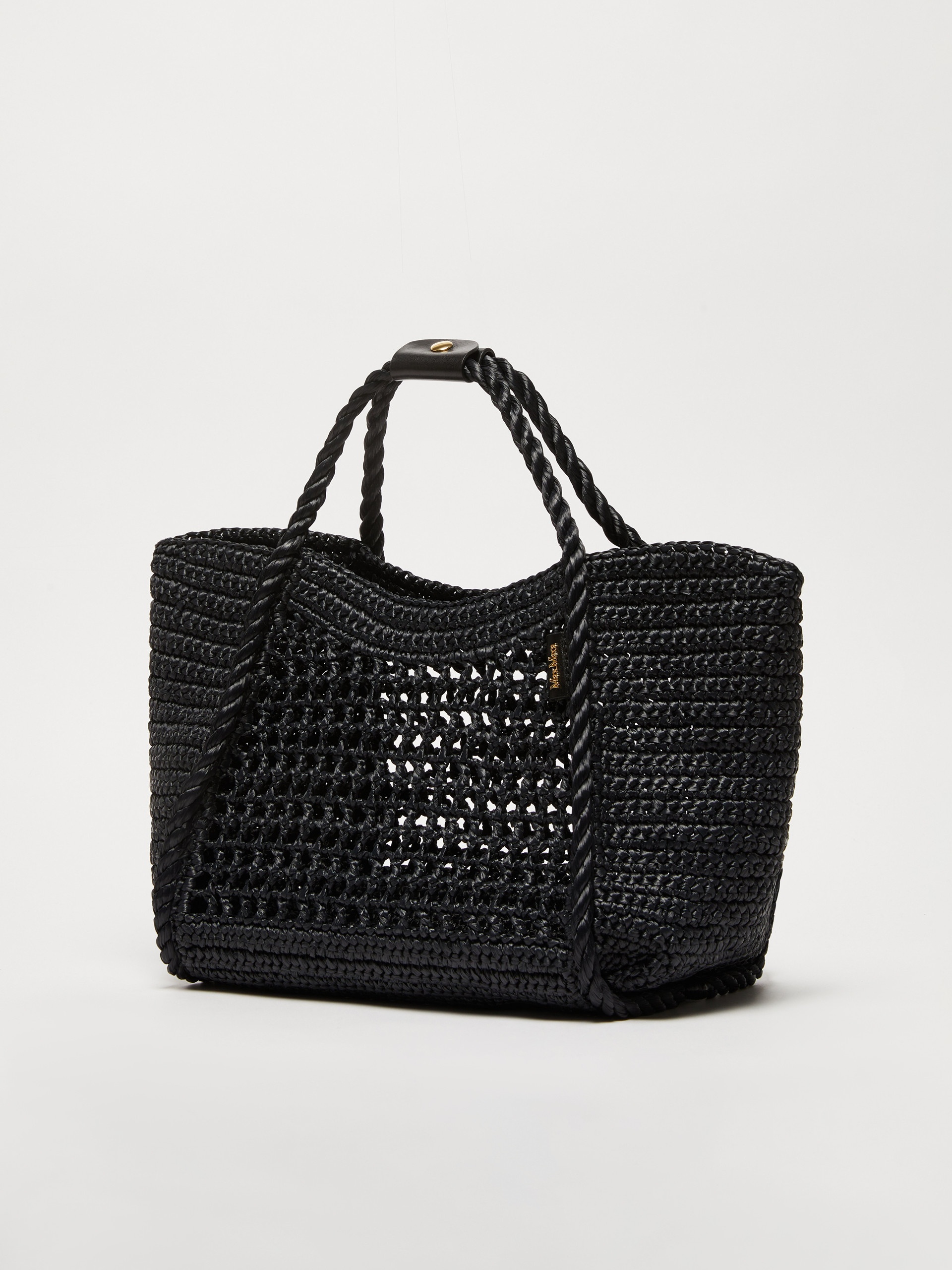 BASKETMARINES Raffia-effect small Marine bag - 2