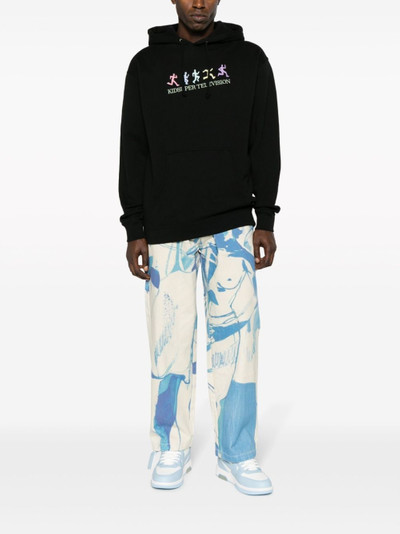 KidSuper logo-print cotton blend hoodie outlook