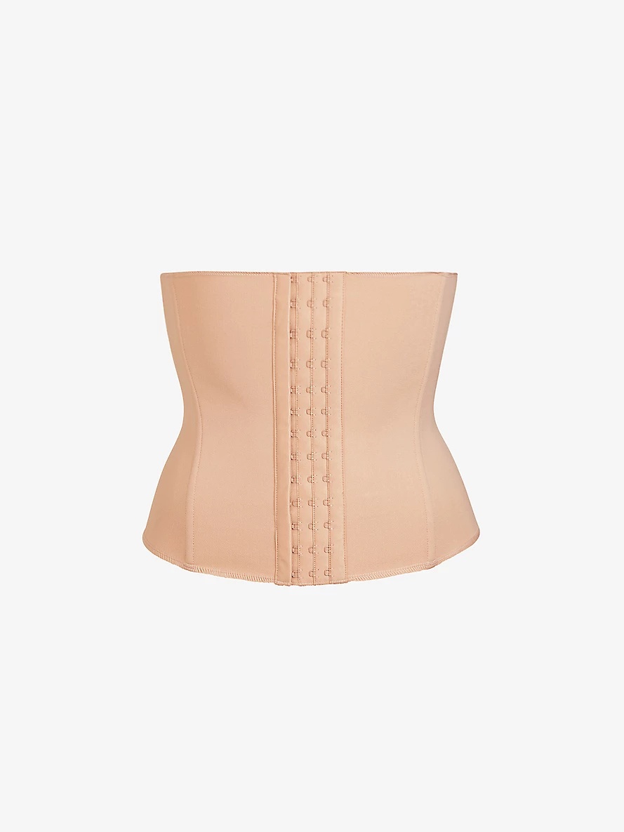 Boned stretch-woven waist trainer - 1