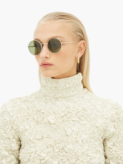 The Row X Oliver Peoples After Midnight round sunglasses outlook