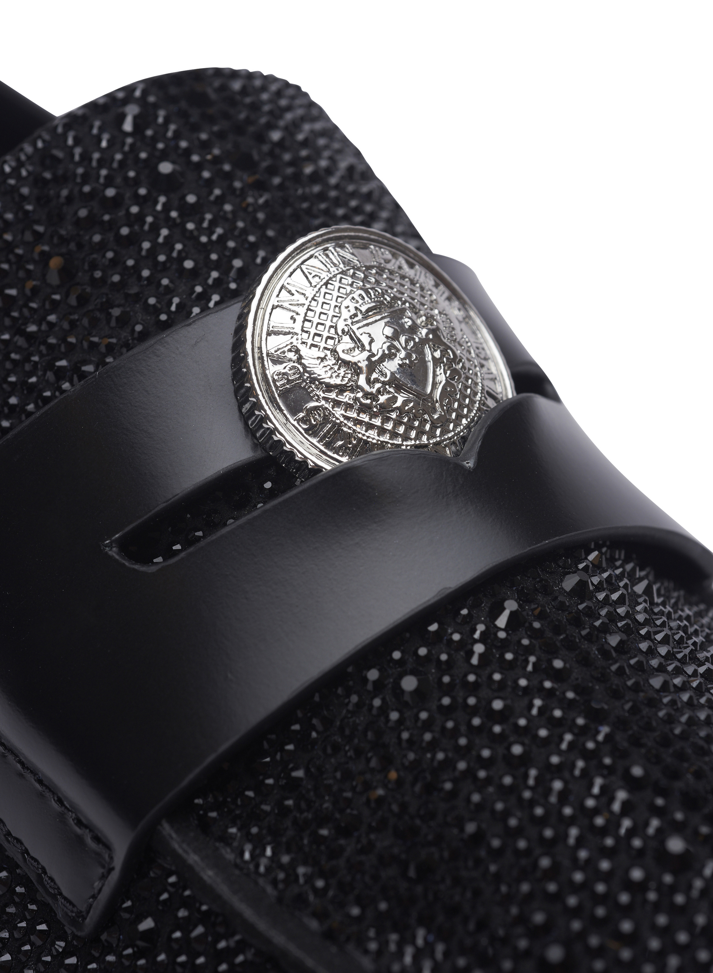 Unicorn loafers in rhinestone calfskin - 7
