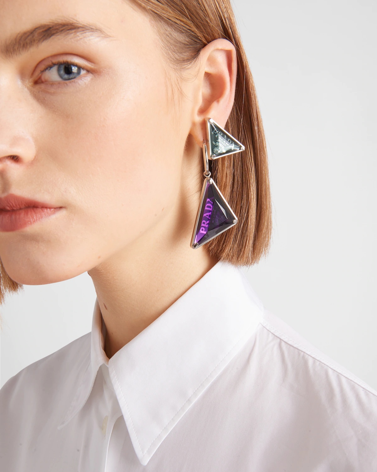 Stone Jewels pendant earring - left ear - 2