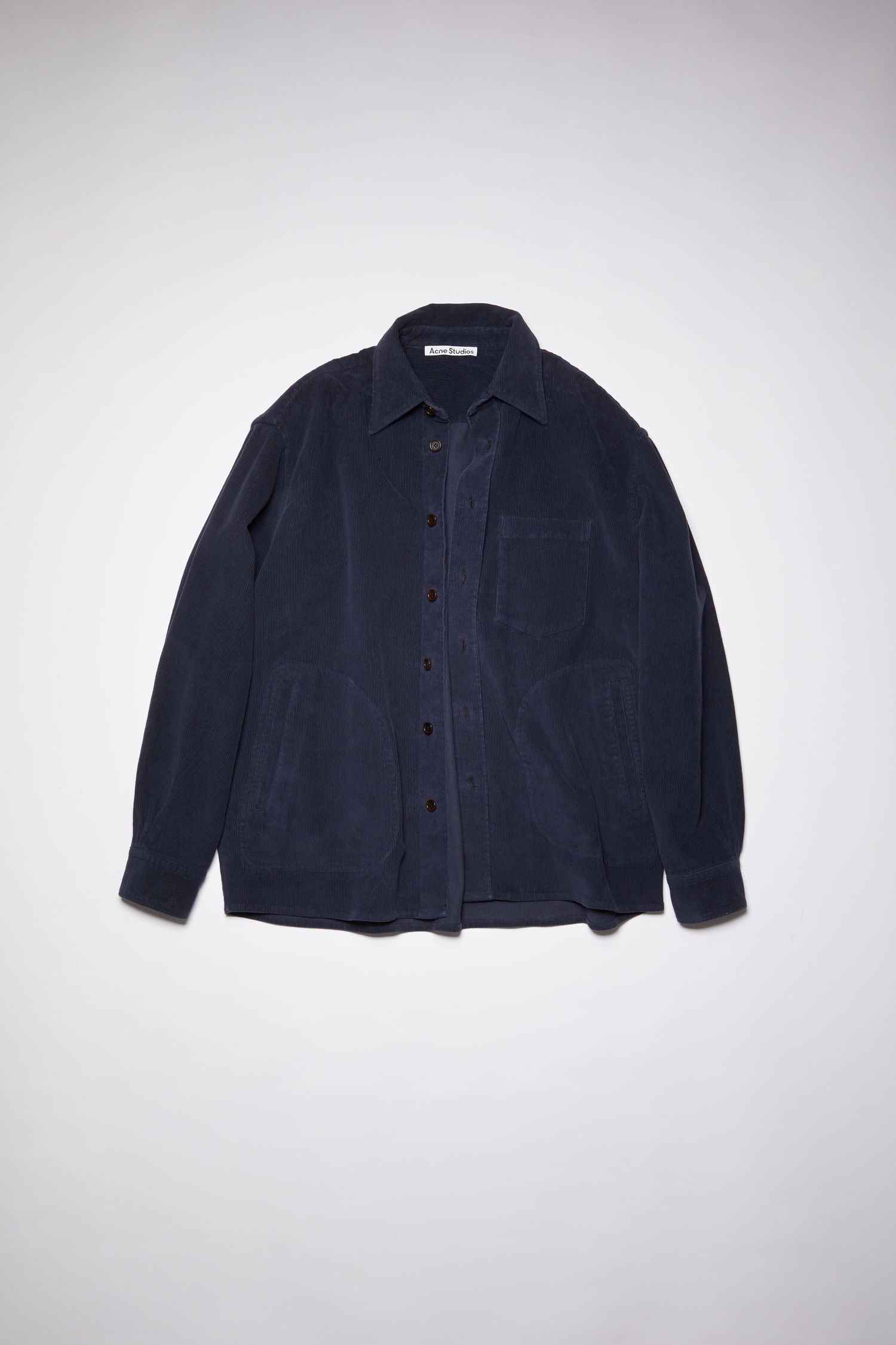 Corduroy shirt - Midnight blue - 4