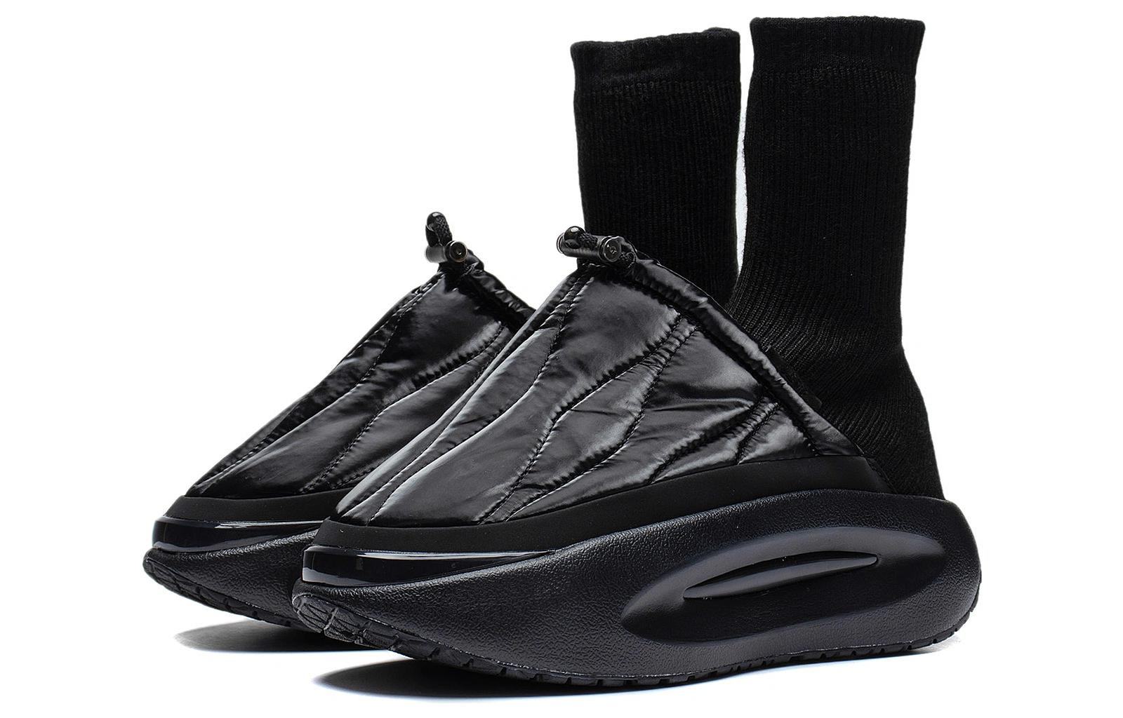 (WMNS) Li-Ning YunYou Fluffy High 'Black' AZGS146-6 - 3