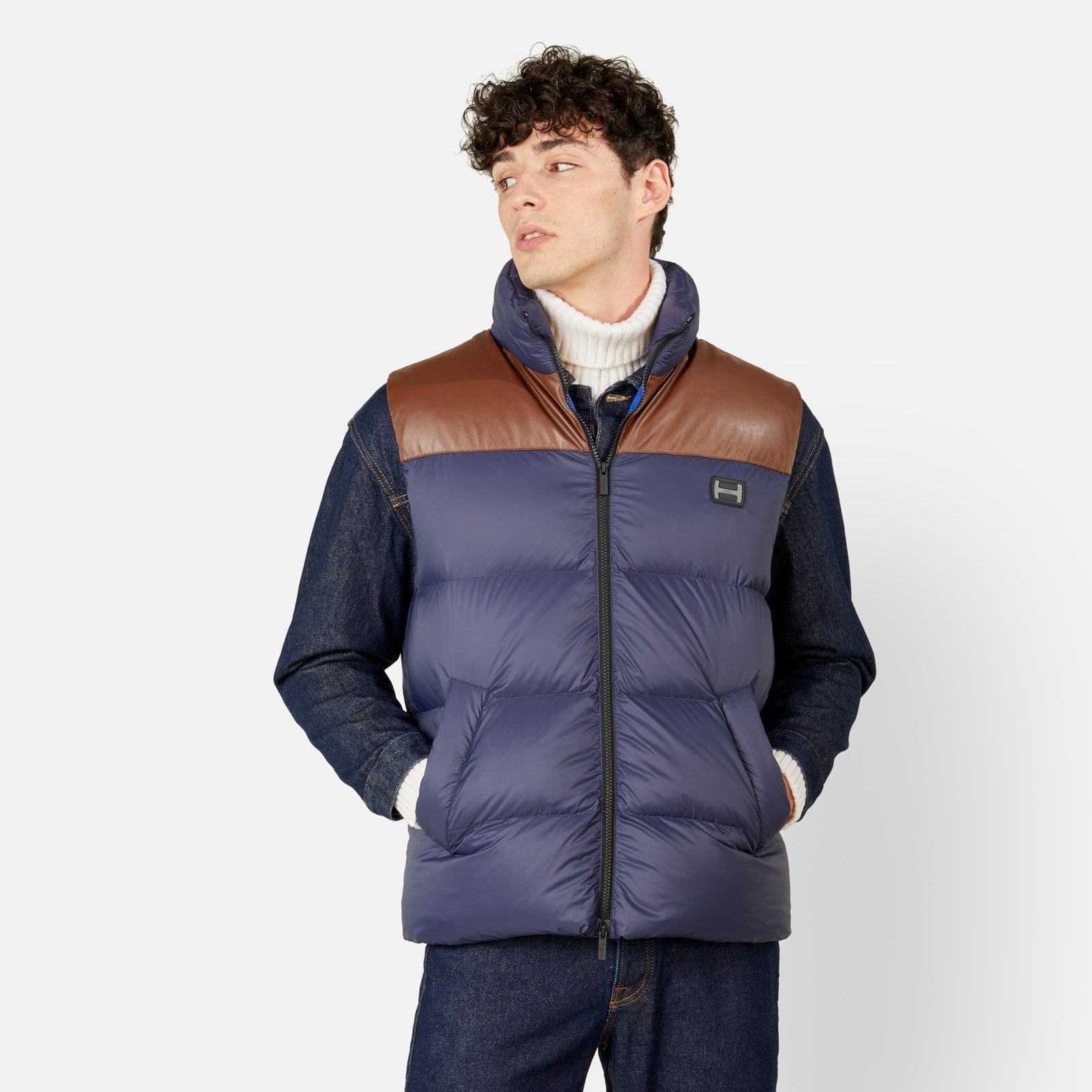 Down Gilet Blue - 4
