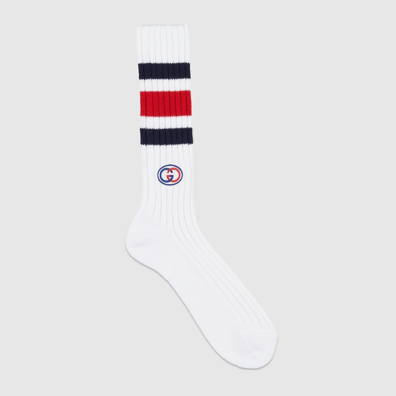 Cotton blend socks with Web 1
