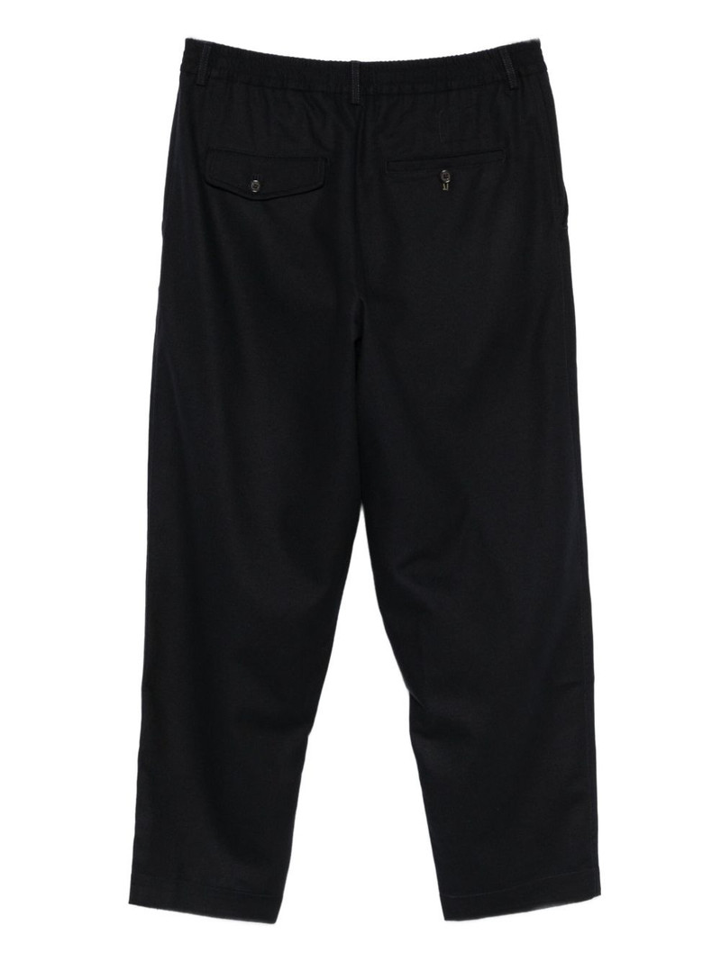 Universal Works pleated-front tapered trousers outlook