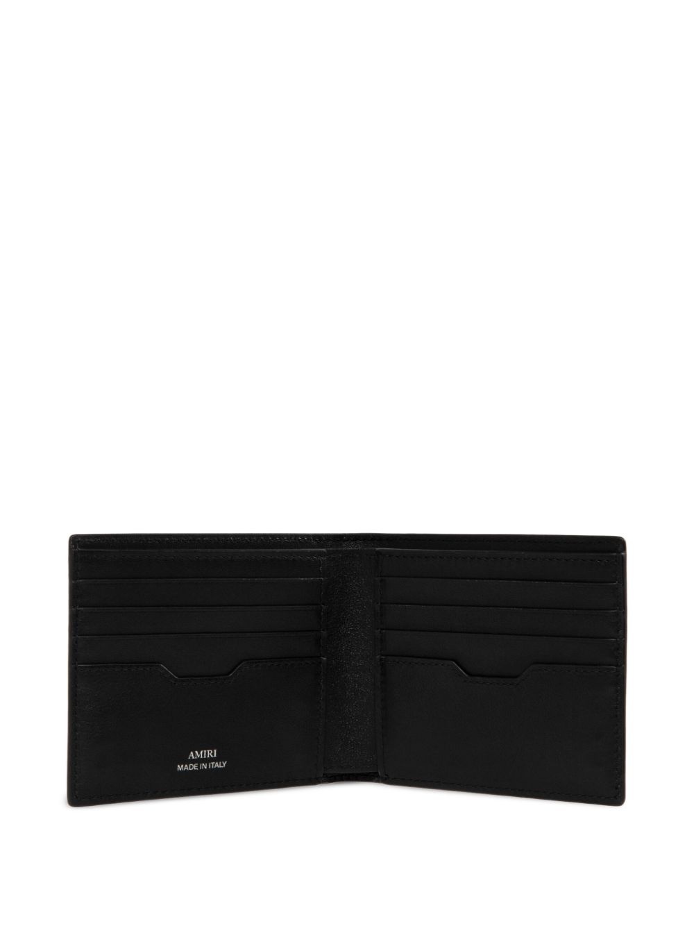 logo-plaque leather wallet - 3