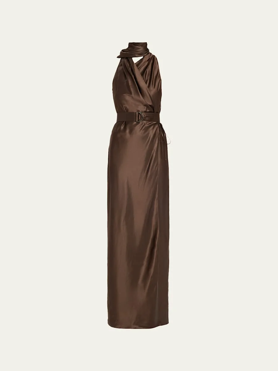 Rynn Washed Duchesse Evening Dress - 1